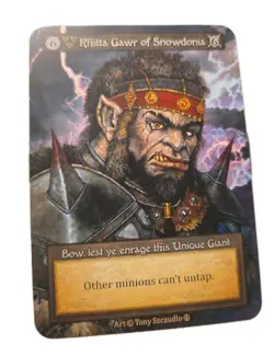 Rhitta Gawr of Snowdonia - Sorcery: Contested Realm - Unique - Arthurian Legends - Image 1