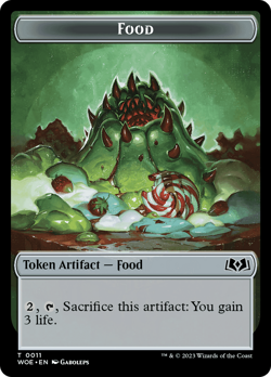 x4 Food WOE TOKEN MTG 11 TOKEN M/NM 4x - Image 1
