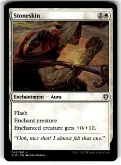 Stoneskin Commander Legends: Battle for Baldur's Gate Regular MTG - Image 1