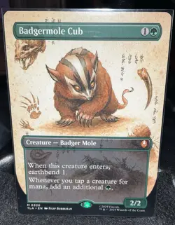 Magic:Avatar:The Last Airbender-Badgermole Cub (Borderless) M-326 - Image 2