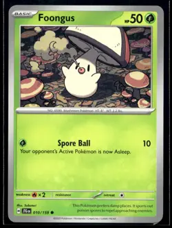 Foongus SV09: Journey Together 010/159 NM Pokemon TCG | Buy 10 Get 10 Free - Image 1