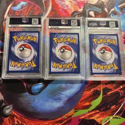 Pokemon TCG 2000s Black Star Promo Moltres, Zapdos, Articuno/ Aoki Error PSA 10 - Image 2
