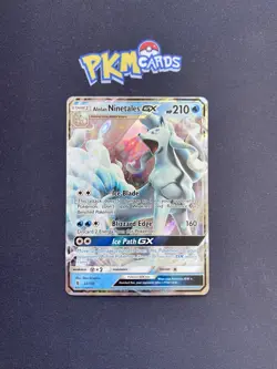 Pokemon TCG Alolan Ninetales Guardians Rising 22/145 Ultra rare LP. - Image 1