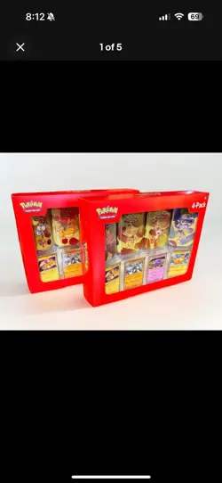 Set Of 2 Sam’s Club Pokemon Scarlet & Violet 151 Mini Tin 4-Packs - 8 Tins Total - Image 1