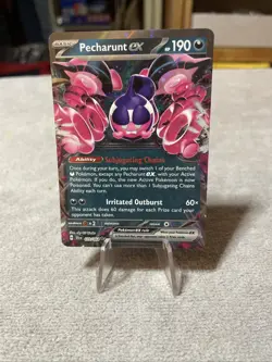 Pecharunt ex 039/064 NM -Ultra Rare Pokemon Card- Shrouded Fable (6s) - Image 1
