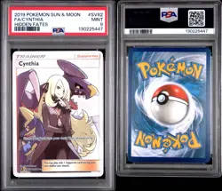 PSA 9 CYNTHIA SV82/SV94 HIDDEN FATES POKEMON CARD - Image 3