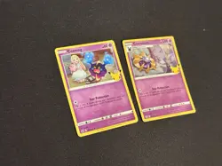 Pokemon TCG Celebrations Cosmog 13 Cosmoem 14 NM Holo Foil Rare 25th Anniversary - Image 2