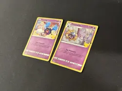 Pokemon TCG Celebrations Cosmog 13 Cosmoem 14 NM Holo Foil Rare 25th Anniversary - Image 3