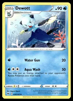 Dewott Uncommon SWSH04: Vivid Voltage 034/185 - Use Add 2 MP Buy 10 Get 10 Free - Image 1