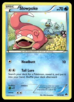 Slowpoke Common XY BREAKpoint 19/122 Moderately Played Buy 10 Get 10 Free - Image 1