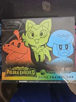 Pokemon Paldea Evolved Pokemon Center Elite Trainer Box ETB SEALED 820650853678 - Image 1