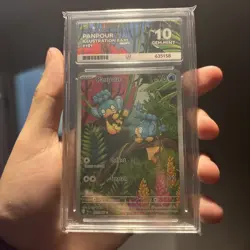 Pokemon TCG Panpour Black Bolt Full Art Card 101/086 Ace 10 Gem Mint - Image 1