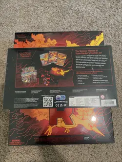 Pokemon TCG Team Rocket’s Moltres EX UPC Sealed In Hand - Image 2