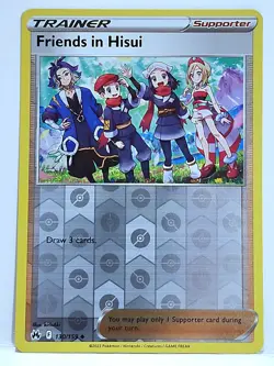 Friends In Hisui #130 Crown Zenith Reverse Holo Pokemon TCG - Image 1