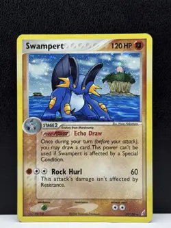 SWAMPERT Crystal Guardians POKEMON 2006 Holo 27/100 Vintage MP - Image 1