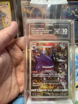Pokemon Gengar 074/071 dark phantasma Japanese Character Rare TAG 10 Gem Mint - Image 2