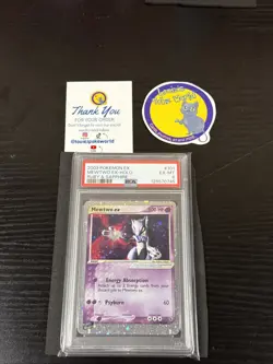 2003 POKEMON EX RUBY & SAPPHIRE #101 MEWTWO EX-HOLO PSA 6 - Image 1