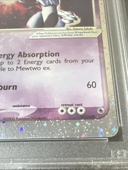 2003 POKEMON EX RUBY & SAPPHIRE #101 MEWTWO EX-HOLO PSA 6 - Image 5