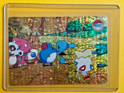 CUBONE RAICHU MARIL SQUIRTL Pokemon Pocket Monster Vintage Vending Prism Sticker - Image 1