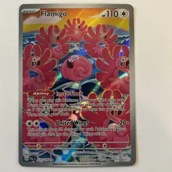 Flamigo 227/193 Pokemon TCG: SV02 Paldea Evolved Holo Illustration Rare NM - Image 1