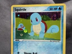 NM Squirtle 82/112 EX Fire Red & Leaf Green Reverse Holo Pokemon Card Rare - Image 1