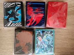 Pokemon TCG Sleeve Lot 5 Packs of 65 ETB & Various Card Sleeves - Multiple Sets - Image 1