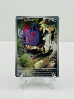 ??Pokemon TCG-N's Zorua-189-Sv: Scarlet & Violet Promo Card-Holo-M/NM!?? - Image 1