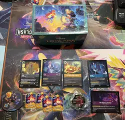 Lorcana Whispers in the Well - Pin, Storage Box, Lore Counter & Promo Card Set - Image 1