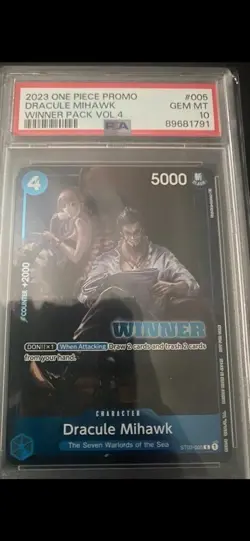 Dracule Mihawk (Winner Pack Vol. 4) ST03-005 One Piece Promotion Cards Foil - Image 1