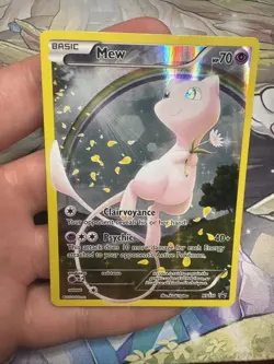 Mew (XY110) Generations Full Art Black Star Promo Pokemon Card 44 - Image 1