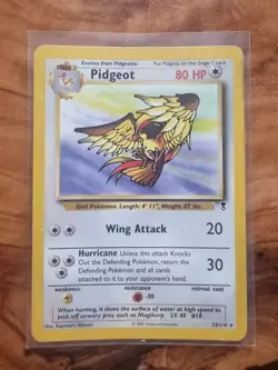 Pidgeot 33/110 Legendary Collection Rare Pokemon Card Vintage - Image 1