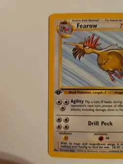 Pokemon Cards: Jungle 1st Edition Uncommon: Fearow 36/64 - Image 2