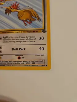 Pokemon Cards: Jungle 1st Edition Uncommon: Fearow 36/64 - Image 5