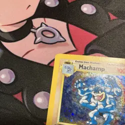 Pokemon TCG Cards 1st Edition Machamp 8/102 Base Set Holo Rare LP/MP - Image 2