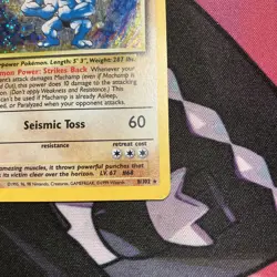 Pokemon TCG Cards 1st Edition Machamp 8/102 Base Set Holo Rare LP/MP - Image 4