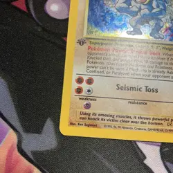 Pokemon TCG Cards 1st Edition Machamp 8/102 Base Set Holo Rare LP/MP - Image 5
