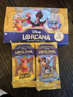 Disney Lorcana Into The Inklands - 24 Booster Packs - 12 Cards Per Pack - Image 5