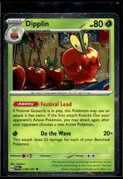 Dipplin - (Cosmo Holo) Miscellaneous Cards & Products 018/167 LP Pokemon TCG | B - Image 1