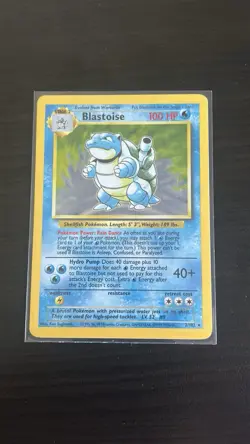 1999 Holo Rare Blastoise 2/102 Base Set Pokemon Card WOTC TCG - Image 2