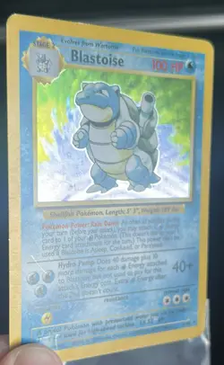 1999 Holo Rare Blastoise 2/102 Base Set Pokemon Card WOTC TCG - Image 5