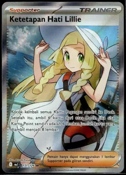 Lillie's Determination - 169/132 ME01: Mega Evolution NM Pokemon Indonesian | Bu - Image 1