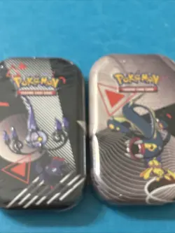 Pokemon Black Bolt & White Flare Mini Tin 2 Pack Random Art Factory Sealed NEW - Image 1