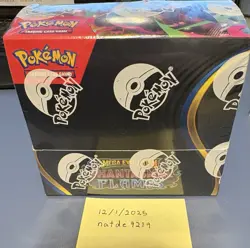 Pokemon Phantasmal Flames Booster Box Sealed In Hand. Ready to Ship From USA New - Image 1