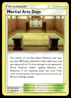 Martial Arts Dojo SM - Unbroken Bonds 179/214 MP Pokemon TCG | Buy 10 Get 10 Fre - Image 1