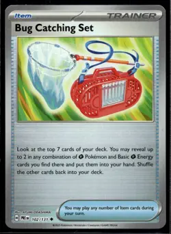 Bug Catching Set (Poke Ball Pattern) SV: Prismatic Evolutions 102/131 NM Pokemon - Image 1