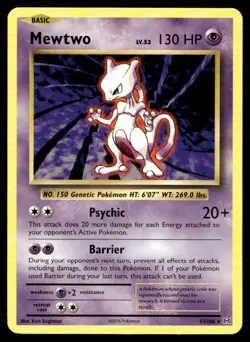 Mewtwo XY - Evolutions 51/108 MP Pokemon TCG | Buy 10 Get 10 Free - Image 1