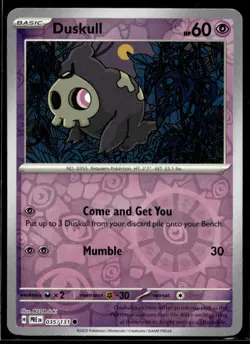Duskull SV: Prismatic Evolutions 035/131 NM Pokemon TCG | Buy 10 Get 10 Free - Image 1