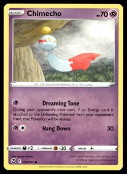 Chimecho SWSH12: Silver Tempest 074/195 MP Pokemon TCG | Buy 10 Get 10 Free - Image 1