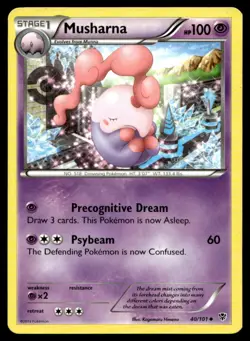 Musharna Plasma Blast 40/101 MP Pokemon TCG | Buy 10 Get 10 Free - Image 1