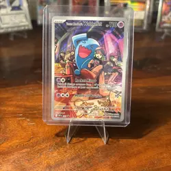 Team Rocket’s Wobbuffet SVP 203 Promo Pokemon TCG Holo NM - Image 1